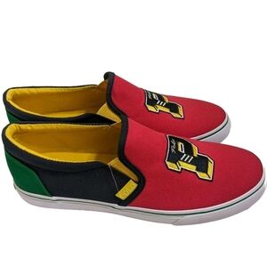 Polo by Ralph Lauren Kids Red and Green Slip-On Shoes